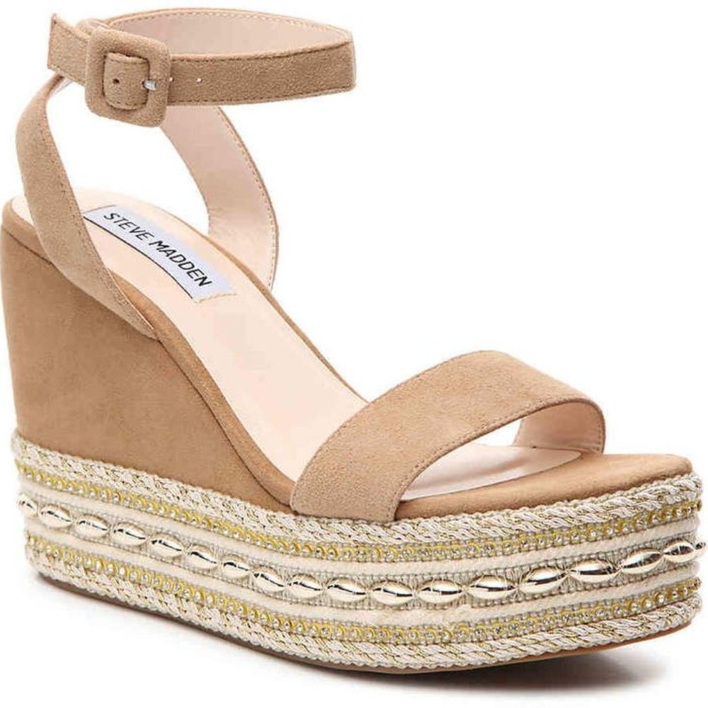 NWOT Steve Madden Walta Wedge Sandals 2020